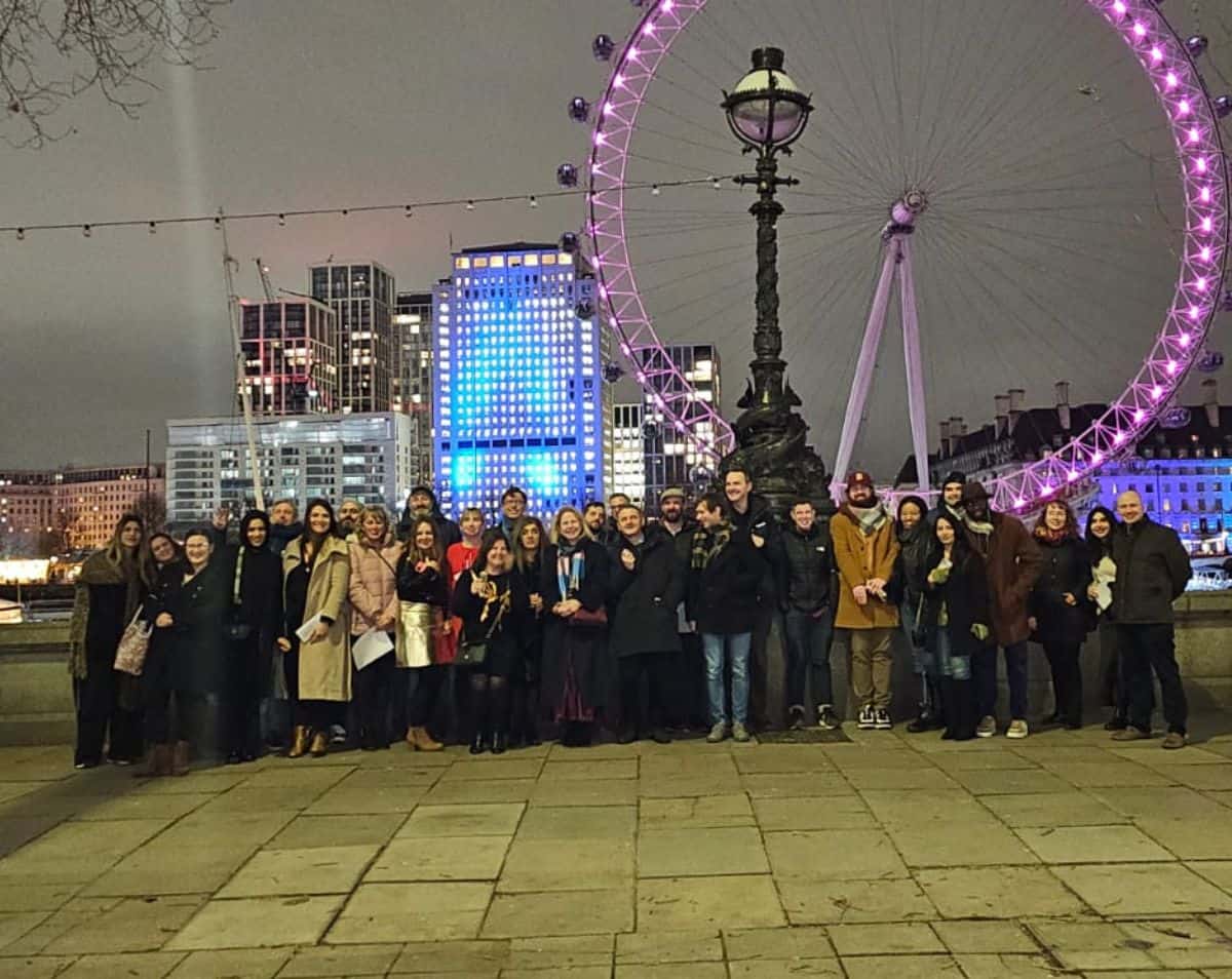 London Christmas Party Bus BRG December 2024 3